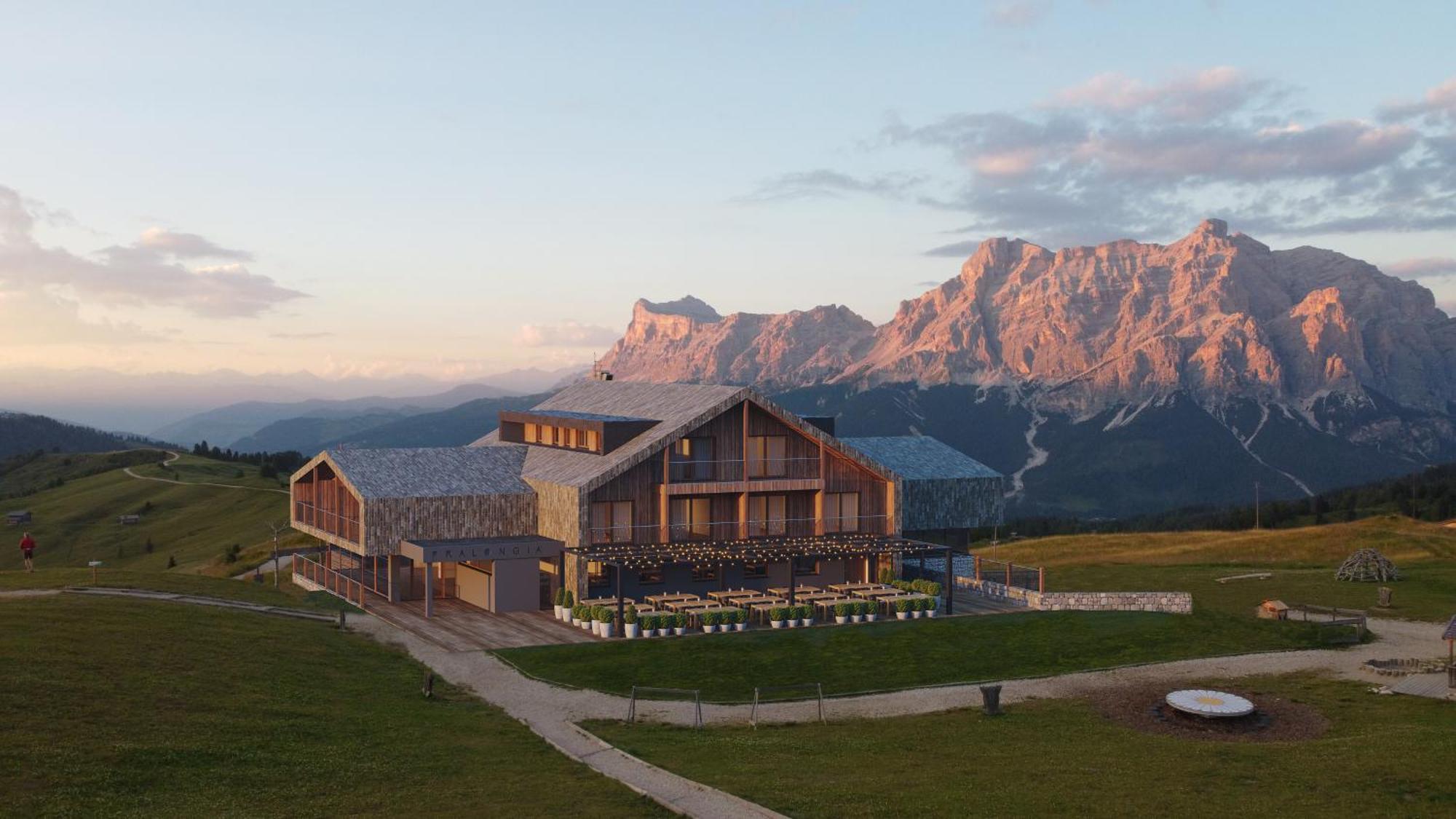 Rifugio Alpino Pralongia Villa Corvara In Badia Exterior photo